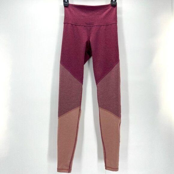 Old Navy Pants - Old Navy Pink Full Length Colorblock Dry Leggings